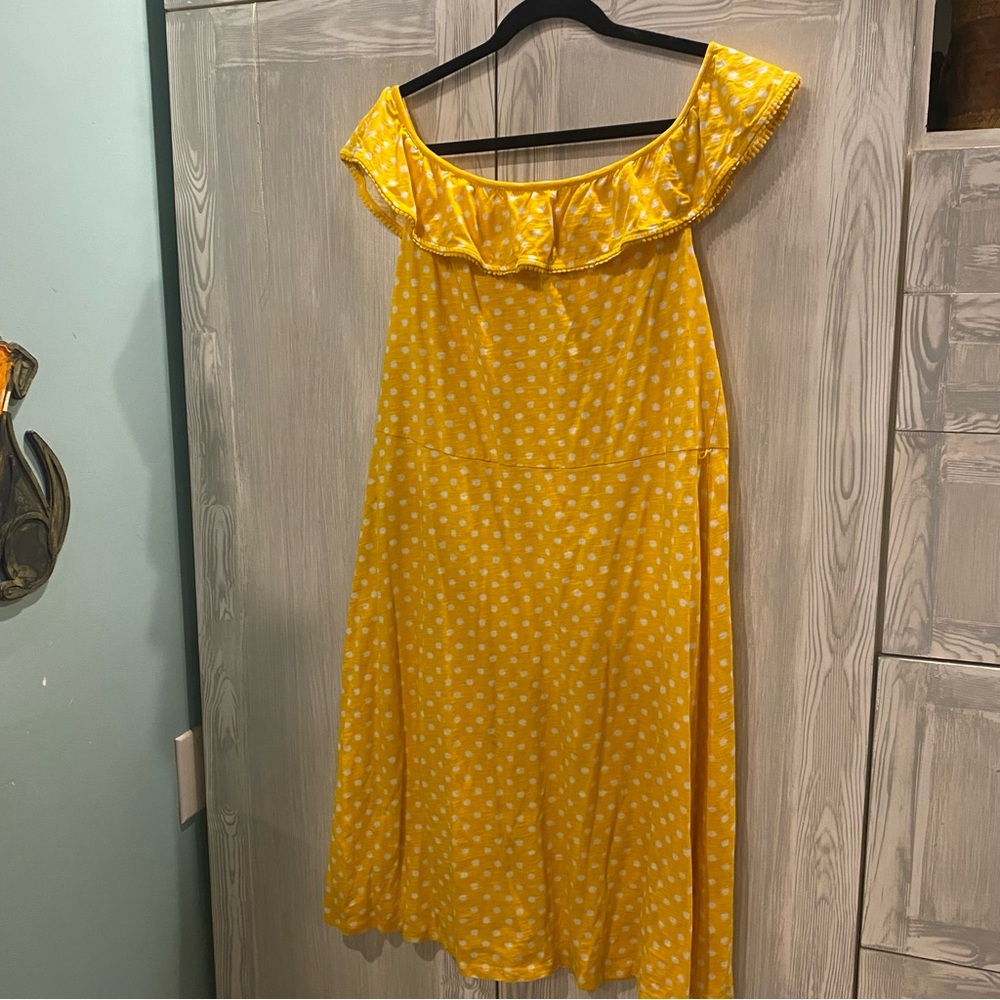 Boden Knot Ruffle dress size